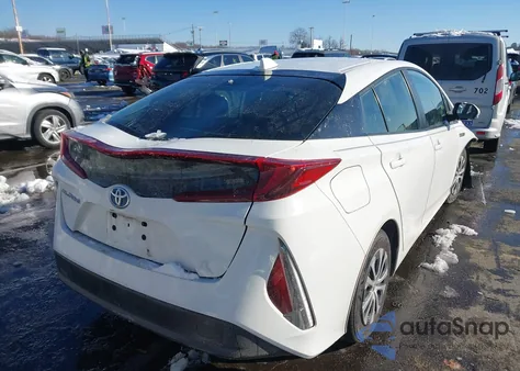 2021 Toyota Prius Prime Le из США, поврежденный, VIN JTDKAMFP6M3180297